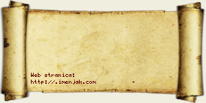 Isidora Milenković vizit kartica